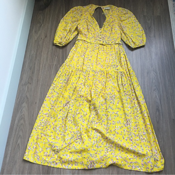 NWOT NICHOLAS Celie Floral-print Long Dress - Picture 7 of 16